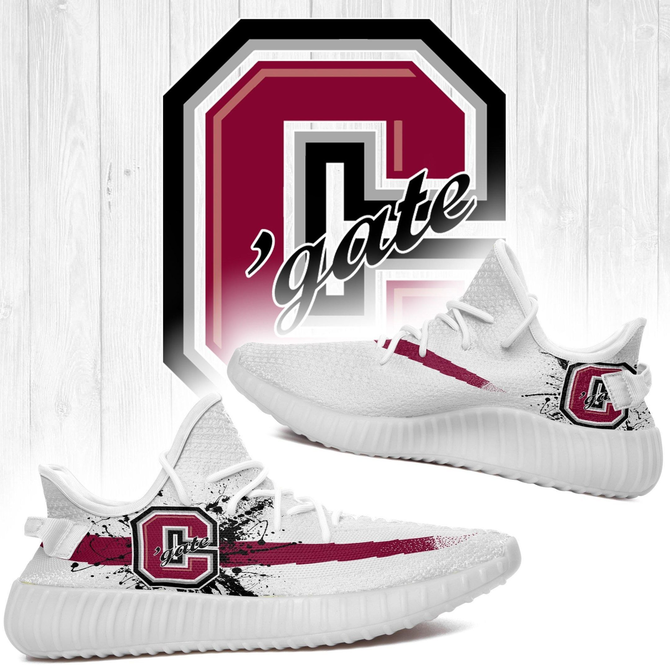 Colgate Raiders NCAA Teams Sport Shoes Sneakers