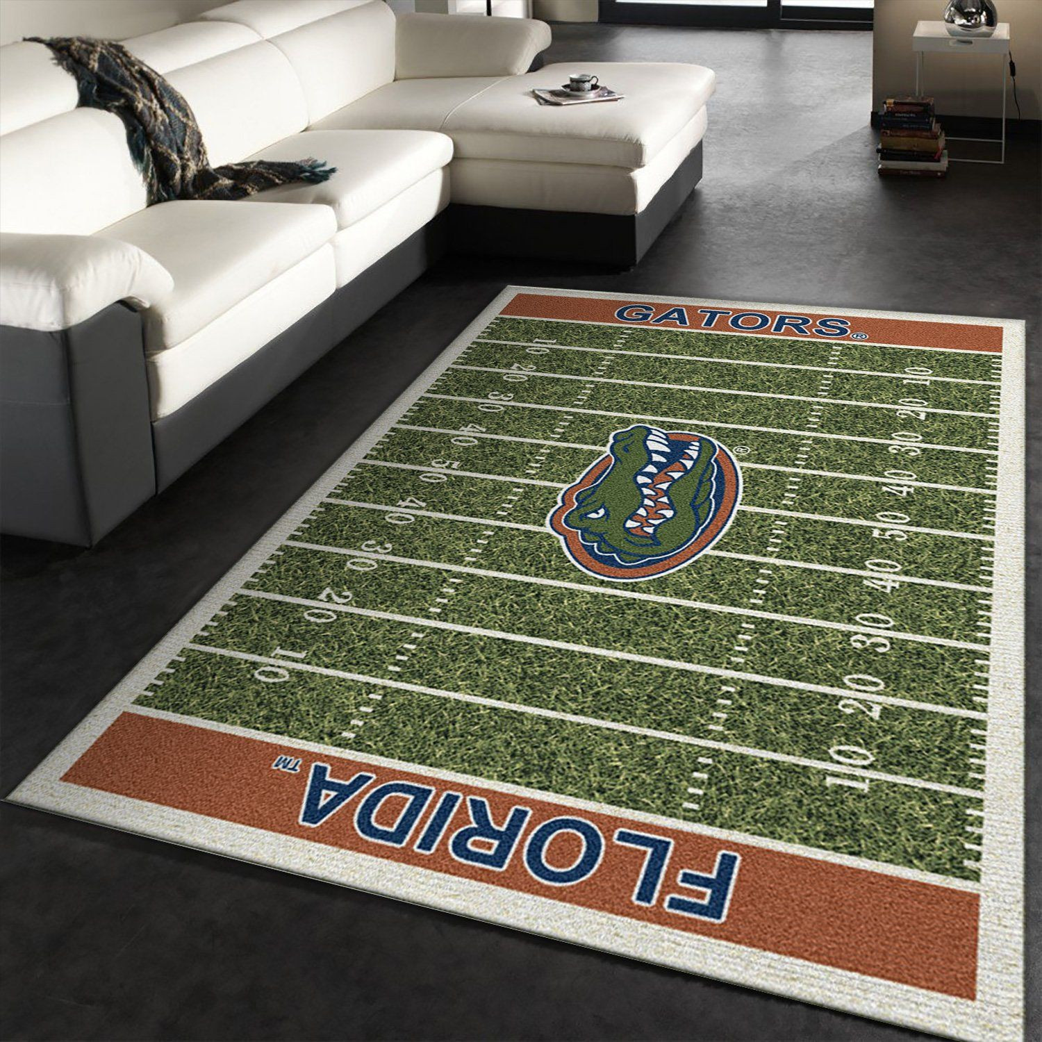 College Florida Team Logo Rectangle Area Rug – Full Print Carpet For Living Room & Bedroom Home Decor