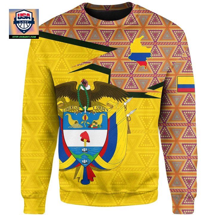 Colombia Sweater Home Knitted Long-Sleeved Sweater 