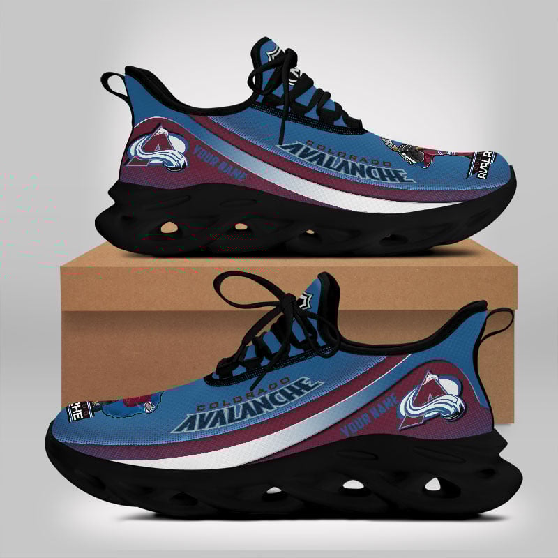 Colorado Avalanche Max Soul Shoes Sneakers for Men And Women – NHL Hockey Fan Shoes, Team Sneakers - Image 5