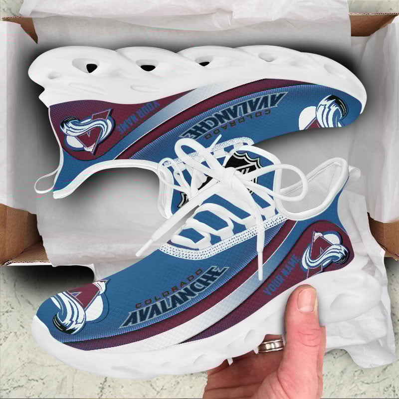 Colorado Avalanche Max Soul Shoes Sneakers for Men And Women – NHL Hockey Fan Shoes, Team Sneakers - Image 3