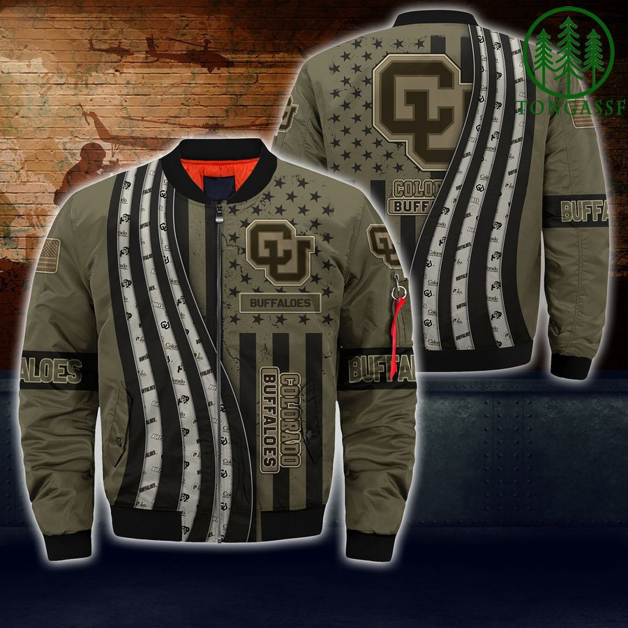 Colorado Buffaloes Camo For Fans Bomber Jacket | NCAA College Team Jacket for Men & Women | Sports Fan Gift