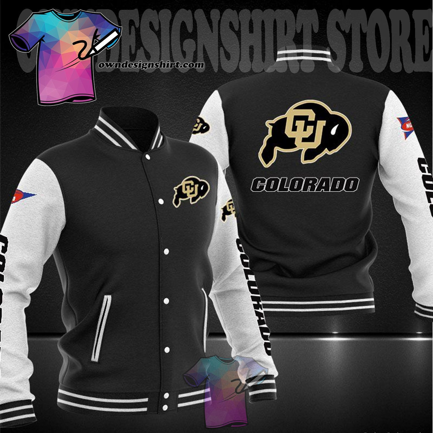 Colorado Buffaloes Varsity Baseball Jacket for Men & Women | NCAA Team Fan Gift