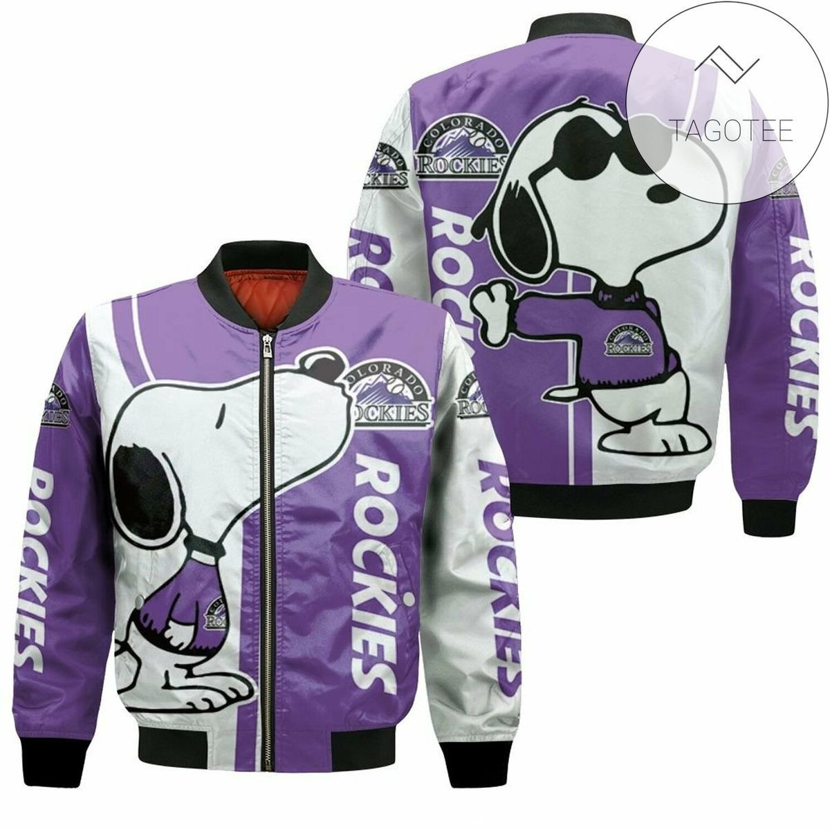 Colorado Rockies Bomber Jacket | MLB Team Jacket for Men & Women | Baseball Fan Gift