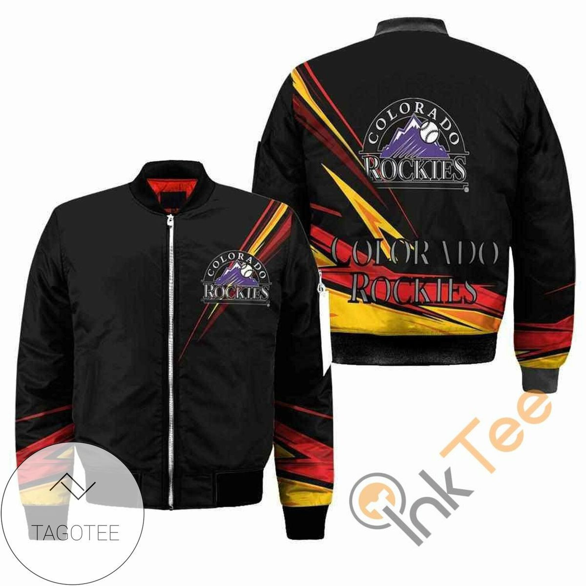 Colorado Rockies Bomber Jacket | MLB Team Jacket for Men & Women | Baseball Fan Gift