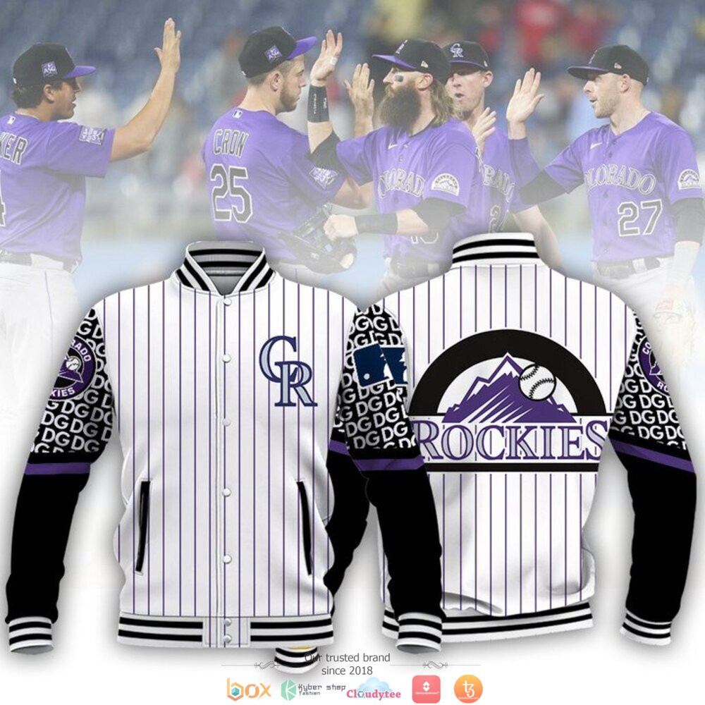 Colorado Rockies Varsity Baseball Jacket for Men & Women | MLB Team Fan Gift