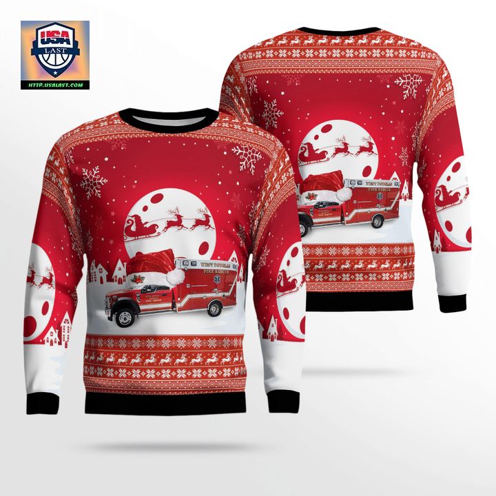 Colorado West Douglas County Fire Rescue EMS AOP Sweater