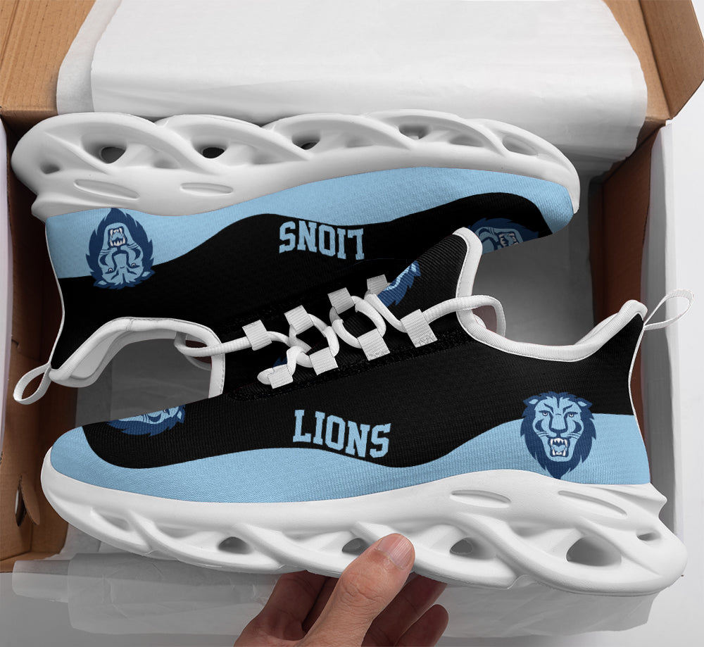 Columbia Lions Max Soul Shoes Sneakers for Men And Women – NFL Football Fan Shoes, Team Sneakers