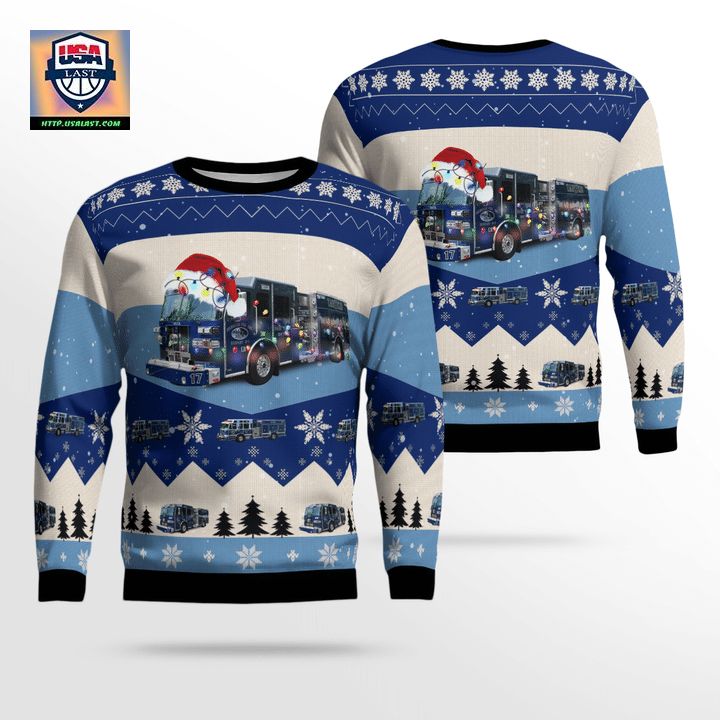 Columbian Fire Engine Co 1 AOP Sweater