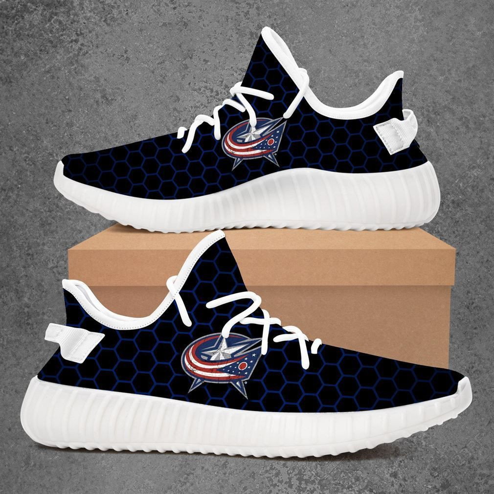 Columbus Blue Jackets Nhl Hockey Sport Shoes Sneakers