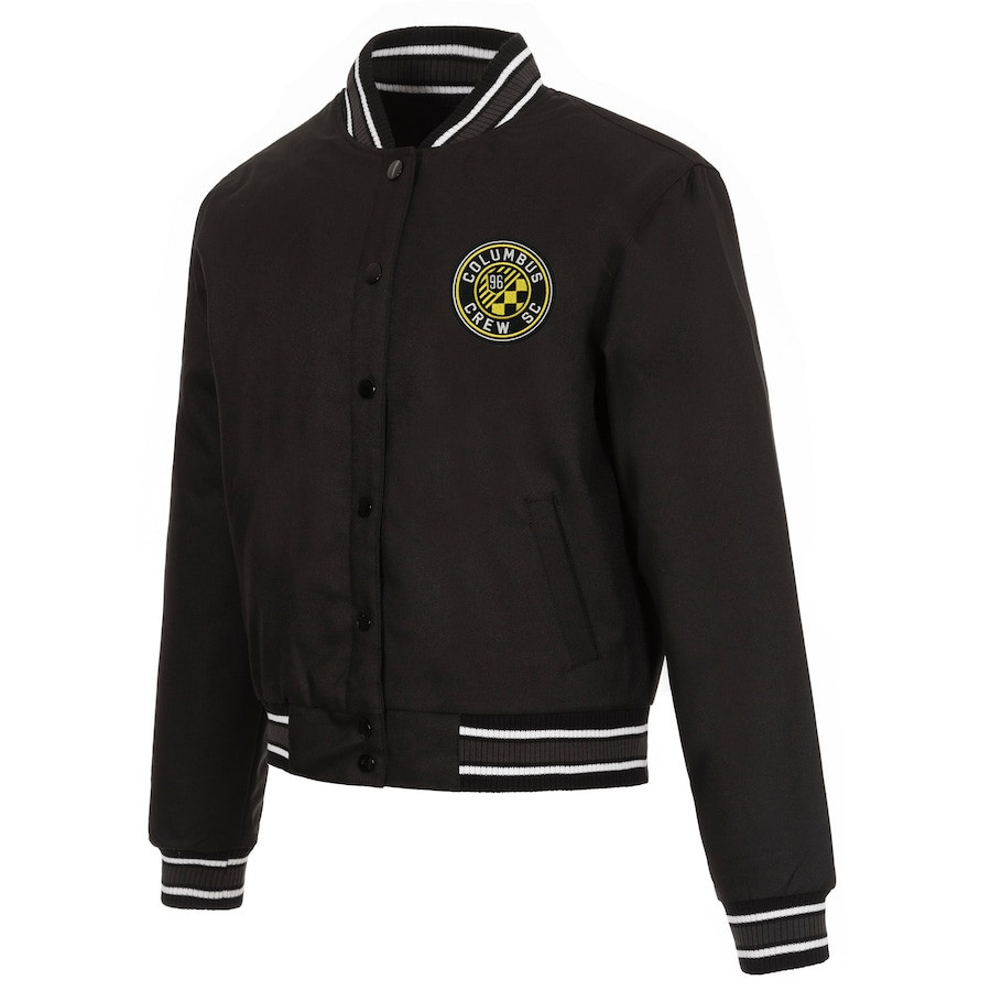 Columbus Crew SC Varsity Baseball Jacket for Men & Women | MLS Team Fan Gift