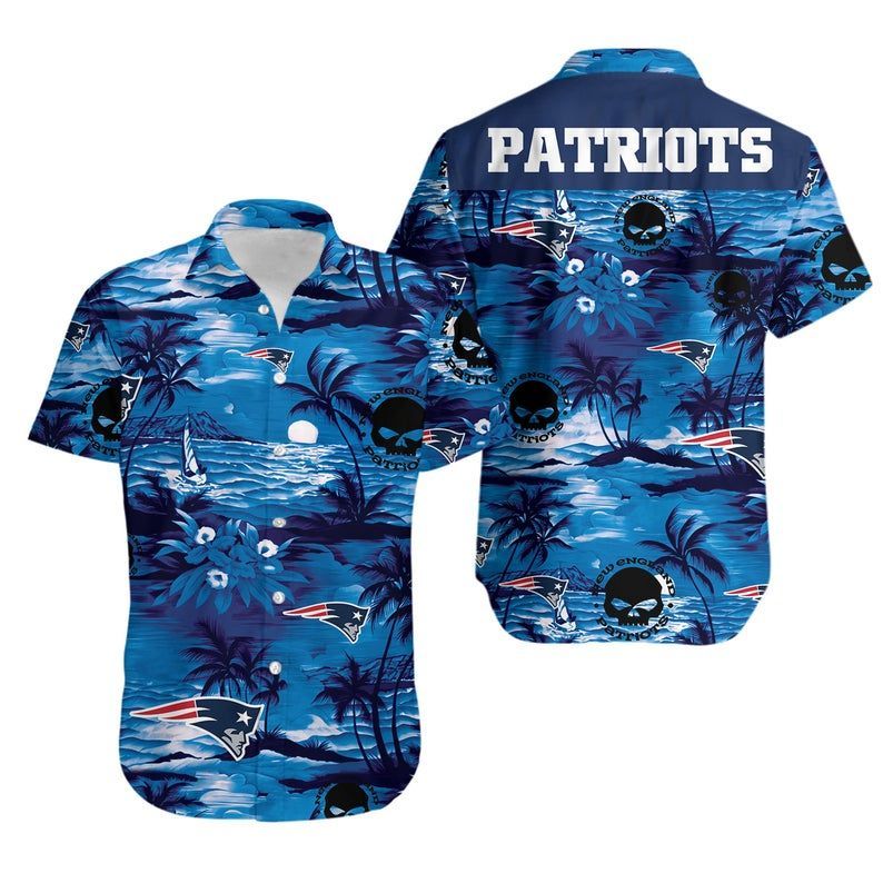 Command Attention With New England Patriots Aloha Hawaiian Shirt for Men & Women