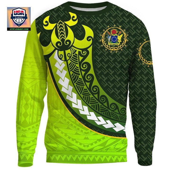 Cook Islands Kuki Airani Sweater Newest Style Knitted Long-Sleeved Sweater 