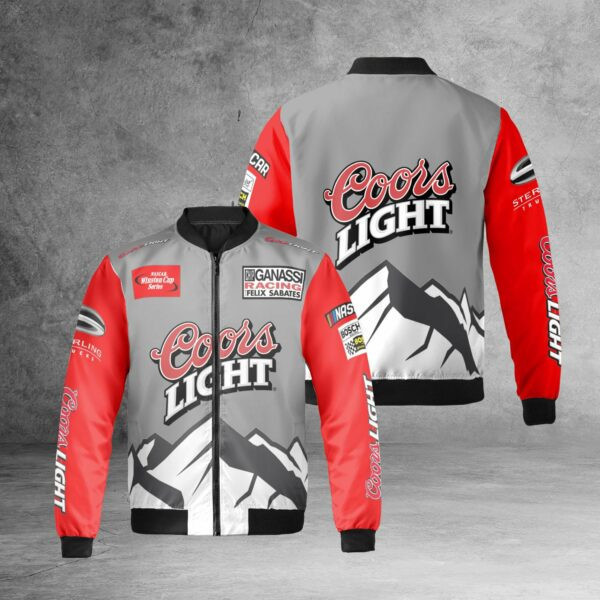 Coors Light Racing Silver Bullet Trending Bomber Jacket | Streetwear Jacket for Men & Women | Fan Gift