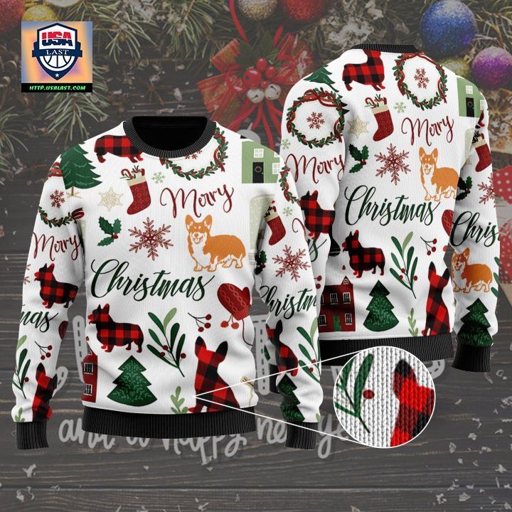 Corgi Dog Ugly Christmas Sweater