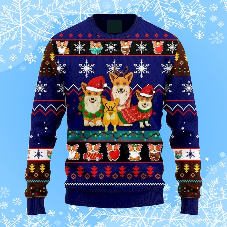 Corgi Noel Ugly Christmas Sweater