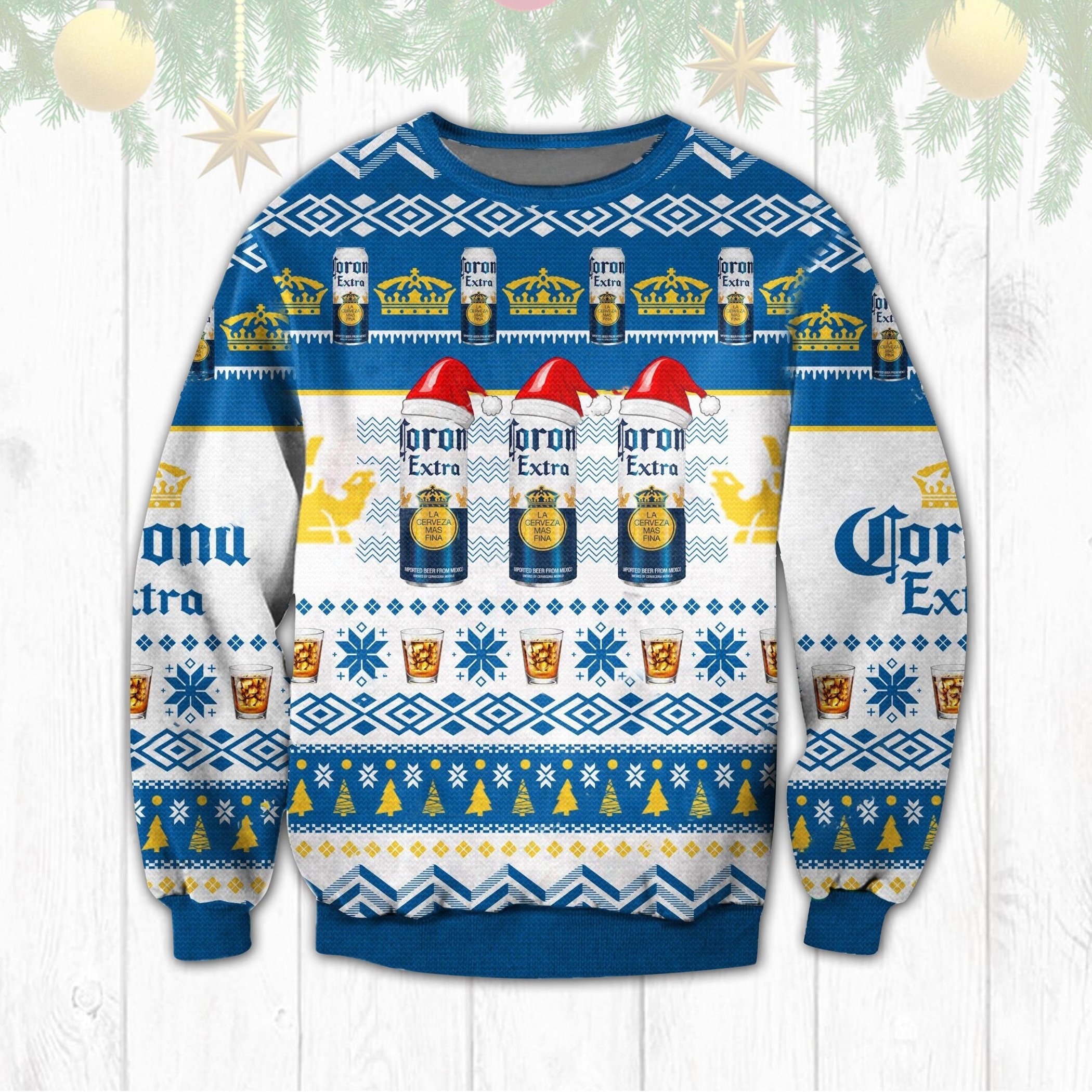 Corona Extra Beer Christmas Ugly Christmas Sweater