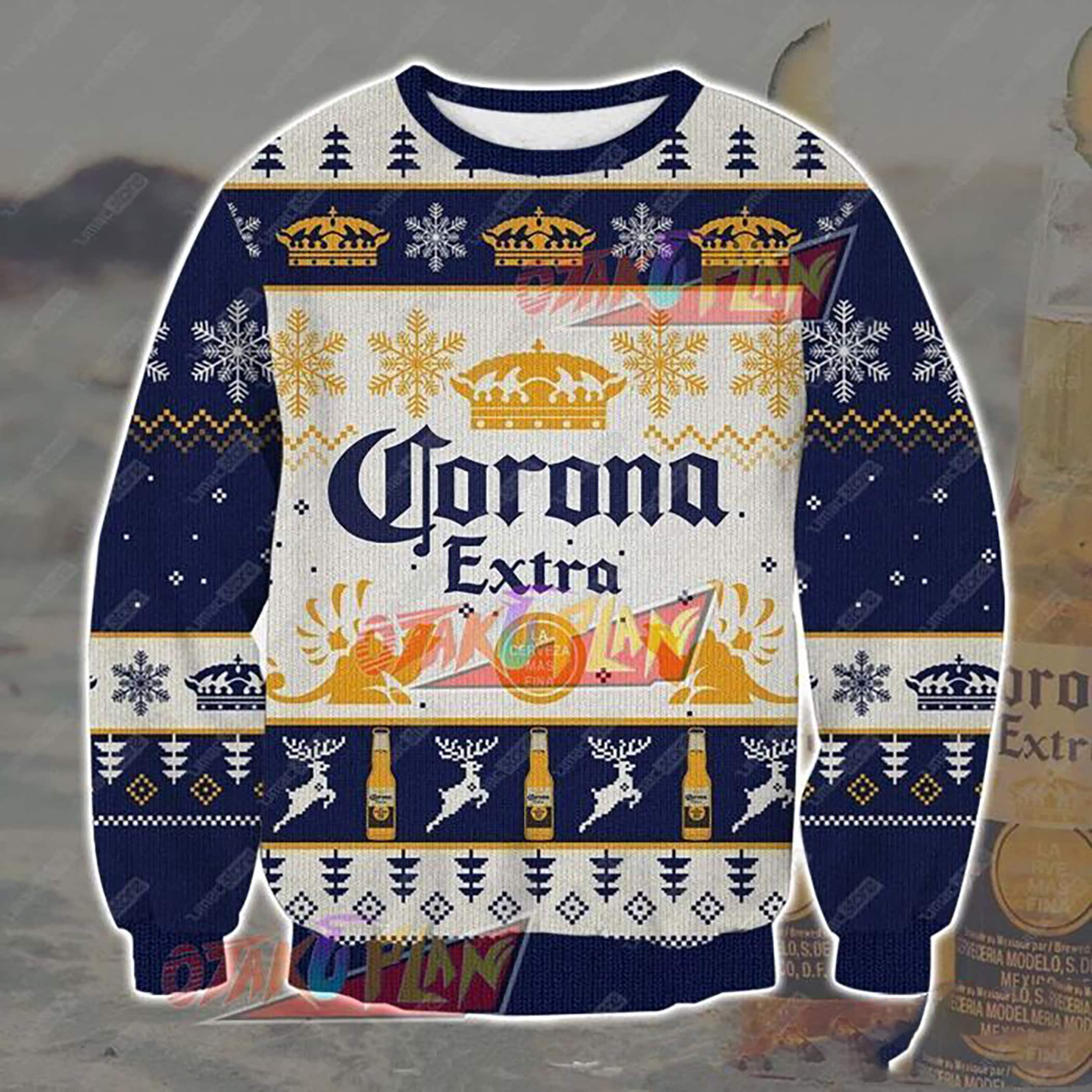 Corona Extra Beer Ugly Christmas Sweater