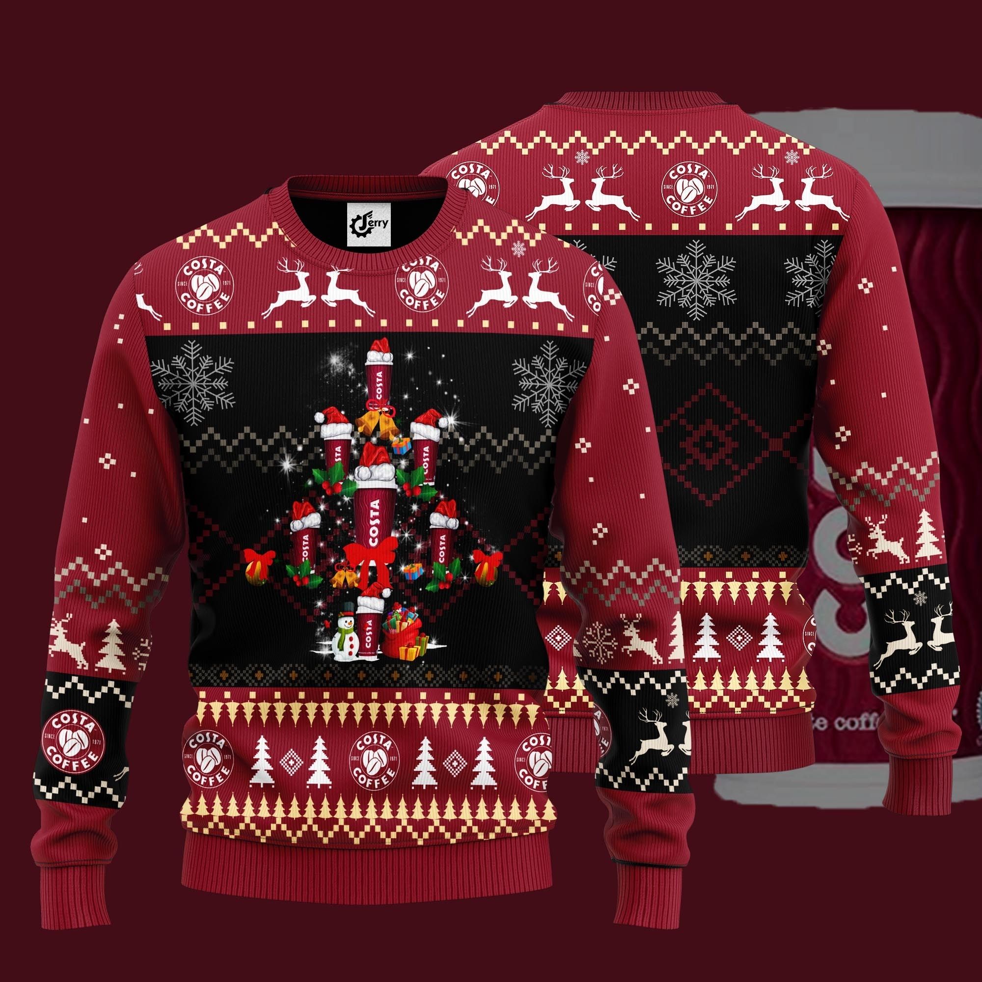 Costa Christmas Tree Ugly Christmas Sweater