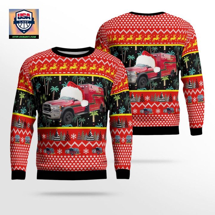 COTTAGE GROVE MINNESOTA COTTAGE GROVE FIRE DEPARTMENT Christmas Sweater 3D