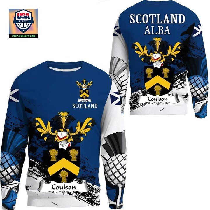 Coulson Or Cowlson Scottish Family Crest Scotland Special Sweater 