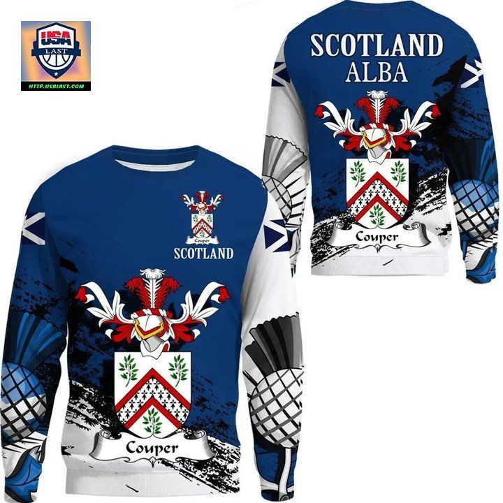 Couper Or Coupar Scottish Family Crest Scotland Special Sweater 