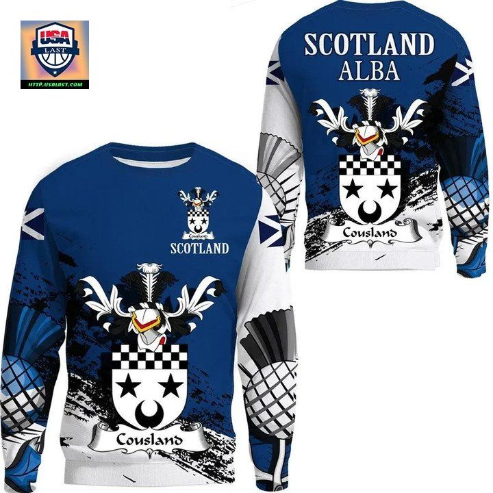 Cousland Scottish Family Crest Scotland Special Sweater 