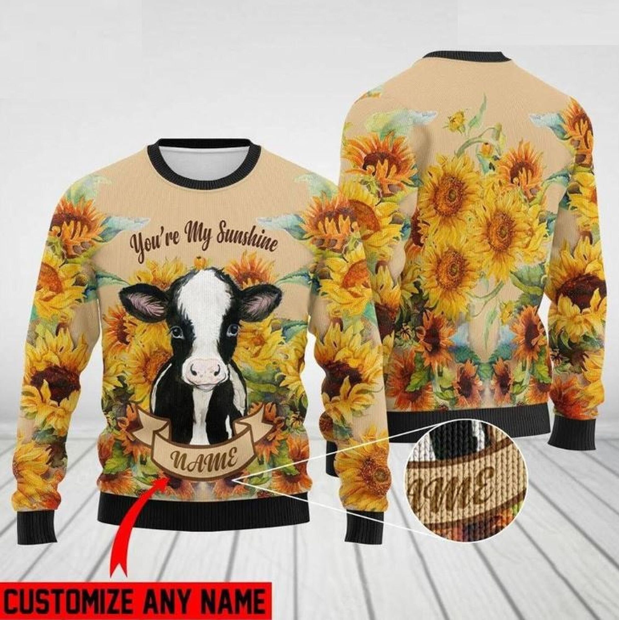 Cow Ugly Christmas Sweater