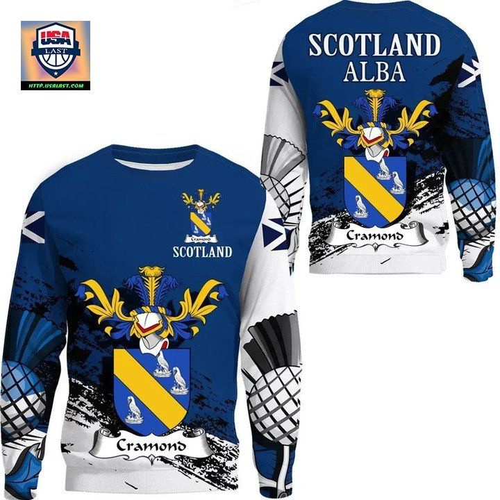 Cramond Scottish Family Crest Scotland Special Sweater 