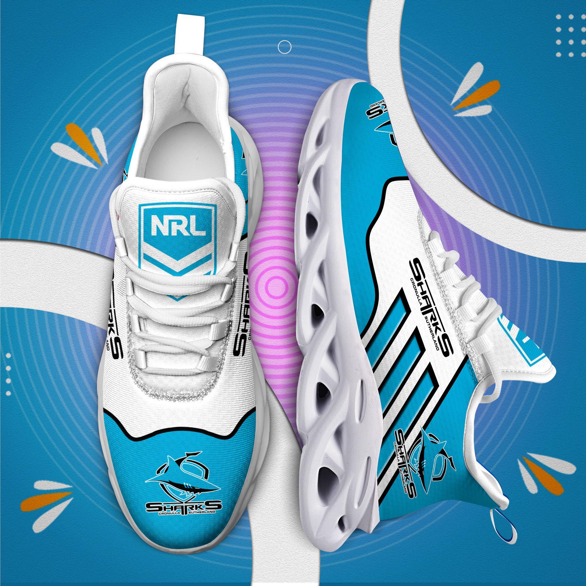 Cronulla Sharks Max Soul Shoes Sneakers for Men And Women – NHL Hockey Fan Shoes, Team Sneakers
