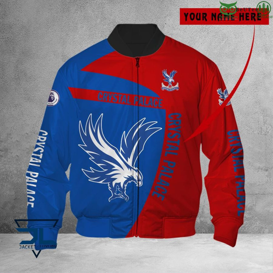 Crystal Palace FC Personalized Premier 2022 Bomber Jacket | Streetwear Jacket for Men & Women | Fan Gift