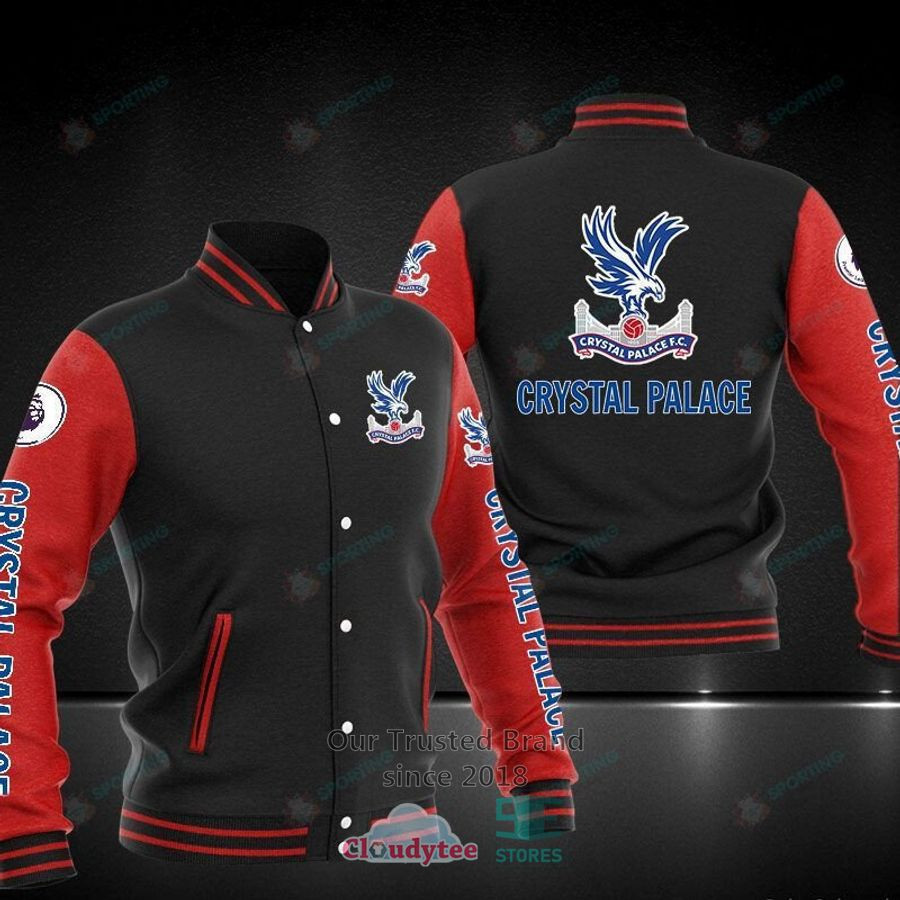 Crystal Palace FC Varsity Baseball Jacket for Men & Women | Soccer Team Fan Gift