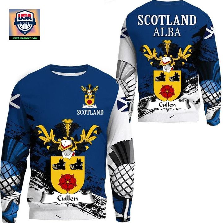 Cullen Scottish Family Crest Scotland Special Sweater 