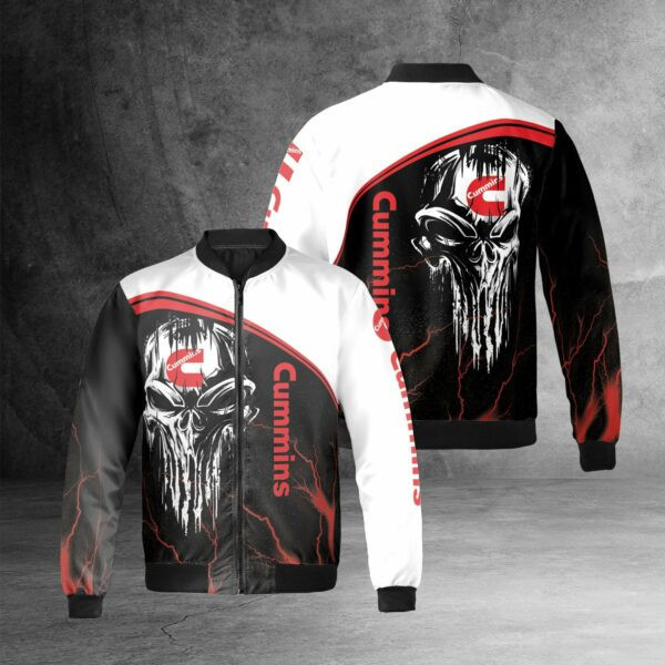 Cummins Skull Bomber Jacket | Streetwear Jacket for Men & Women | Fan Gift