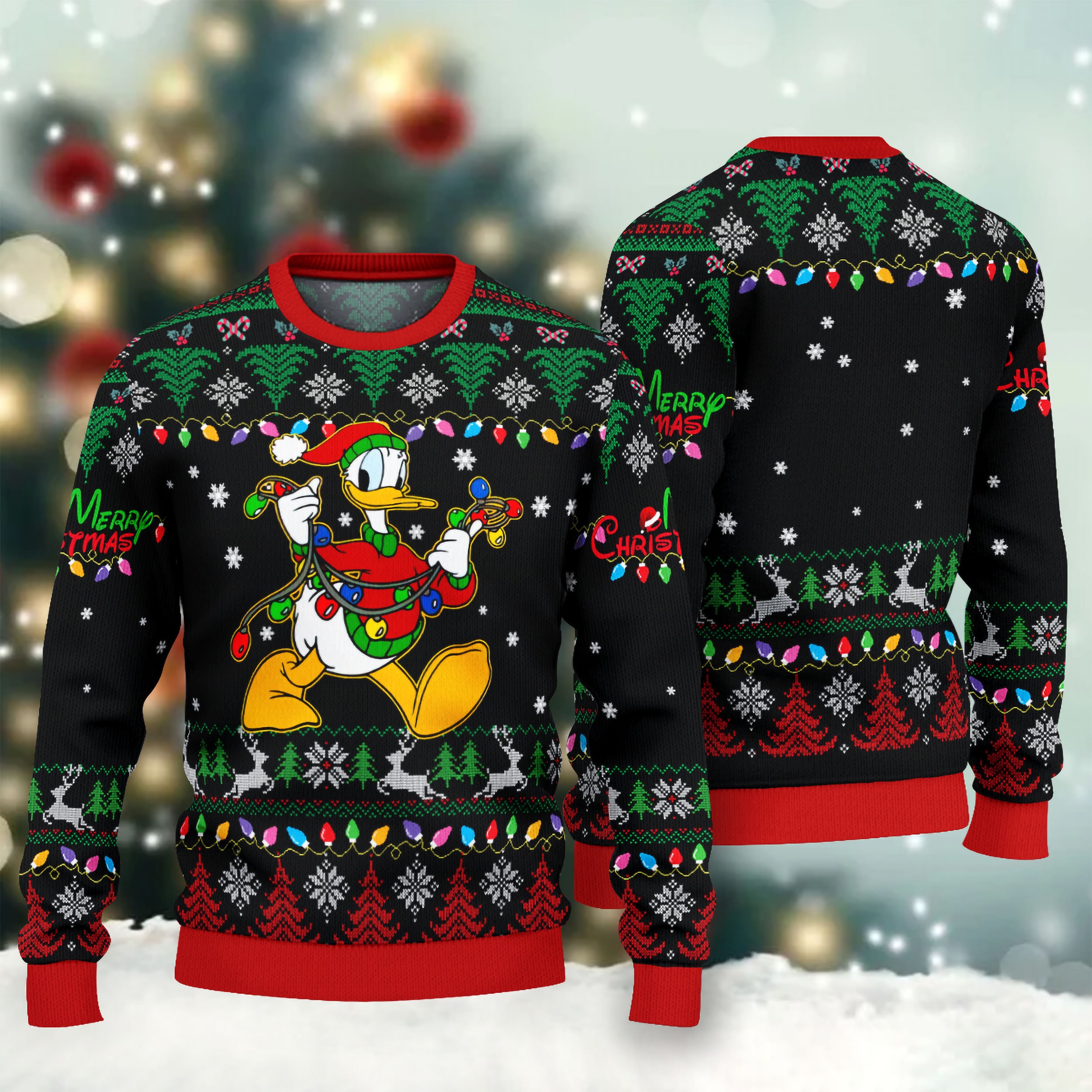 Cute Duck Ugly Christmas Sweater