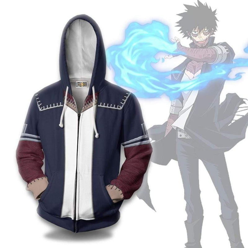 Dabi Cosplay Costume My Hero Academia 3D All Over Print Hoodie & Zip Hoodie