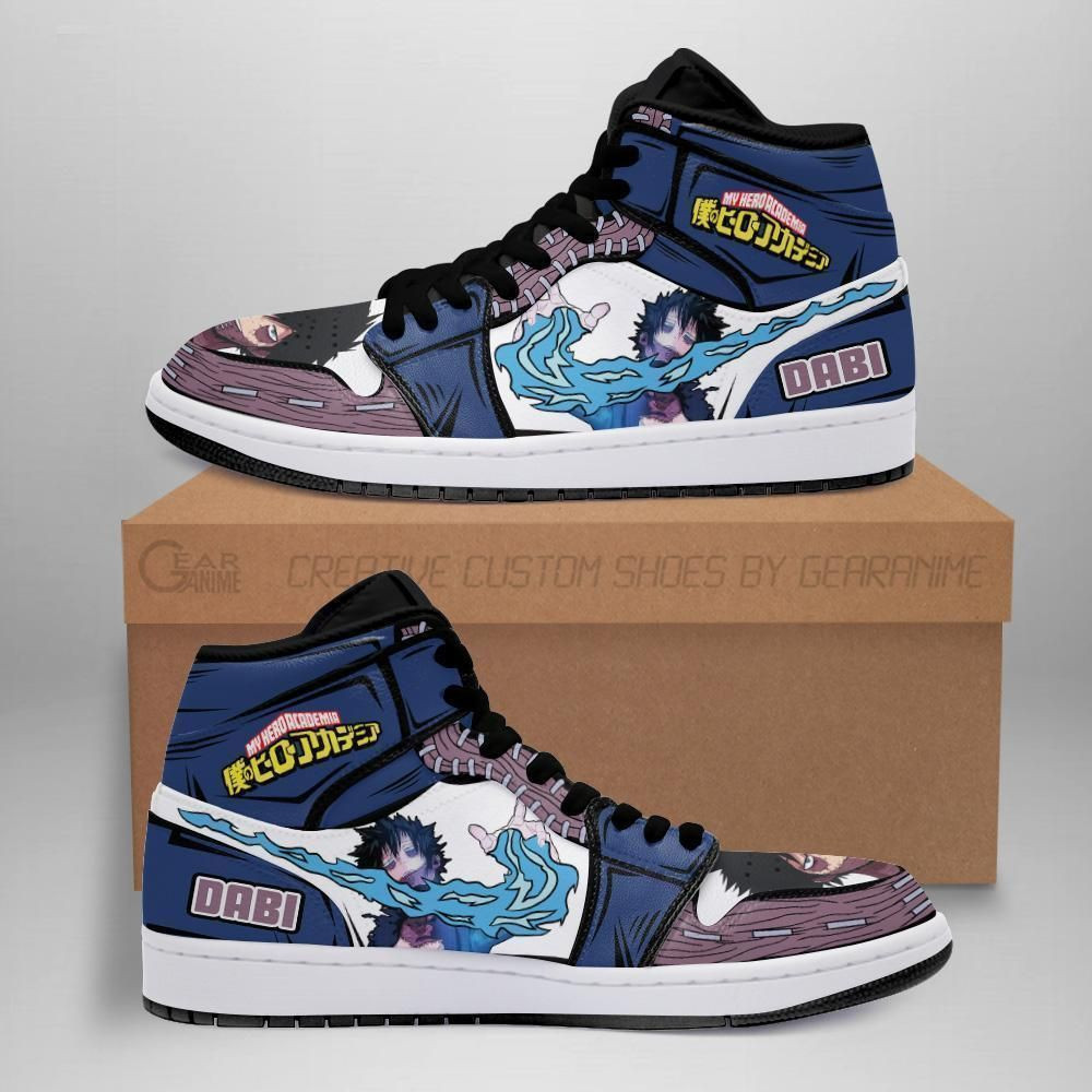 Dabi Skill My Hero Academia Anime Shoes Sport Air Jd Sneakers