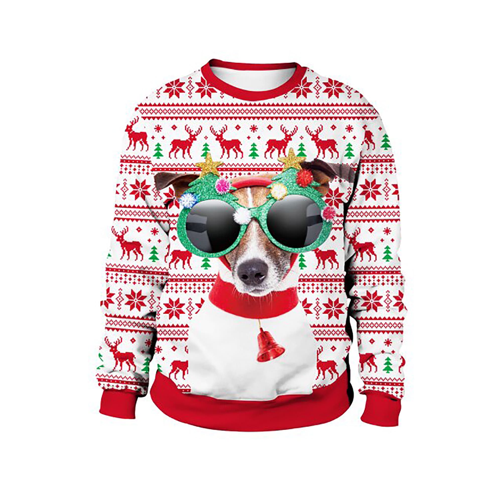 Dachshund With Glasses Merry Ugly Christmas Sweater
