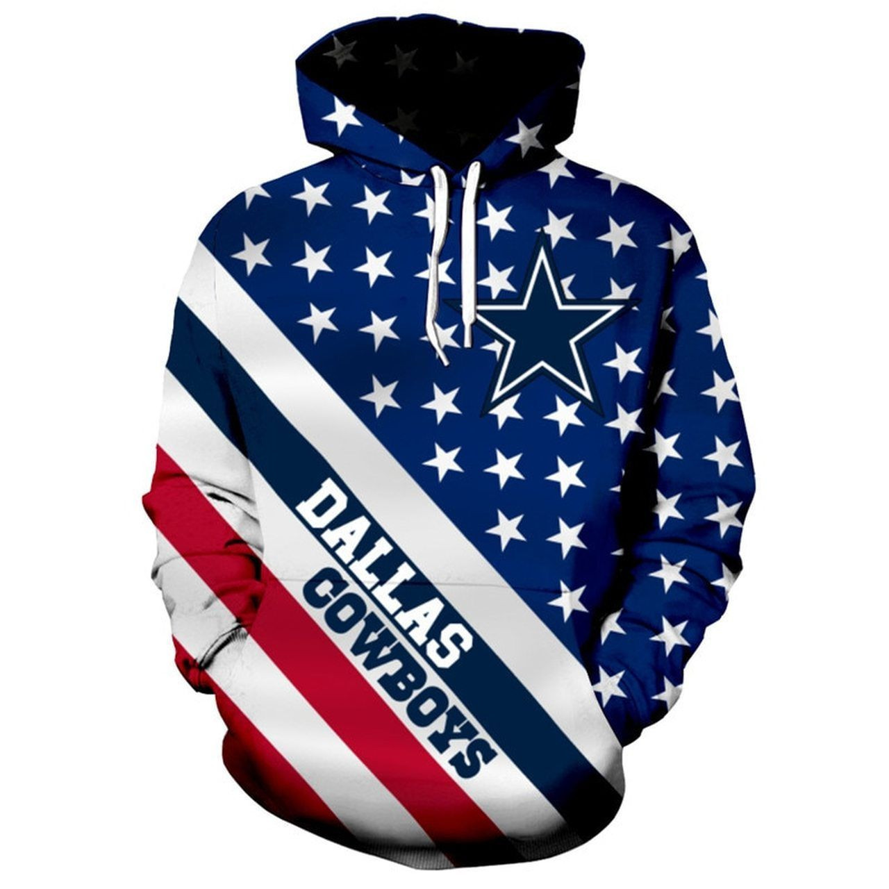 Dallas Cowboys 3D All Over Print Hoodie & Zip Hoodie