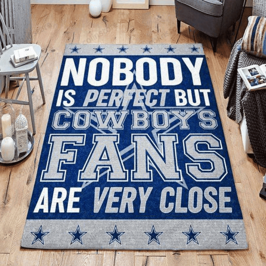 Dallas Cowboys 3D Rectangle Area Rug – Full Print Carpet For Living Room & Bedroom Home Decor