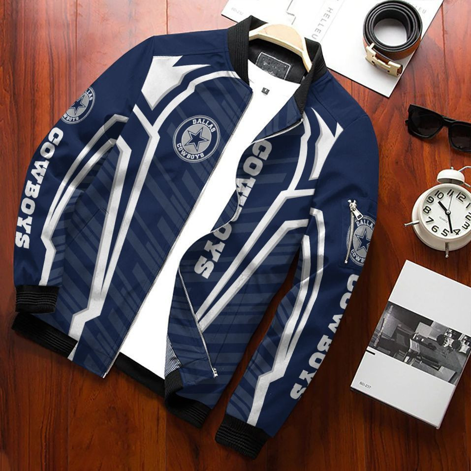 Dallas Cowboys Bomber Jacket | NFL Team Jacket for Men & Women | Football Fan Gift