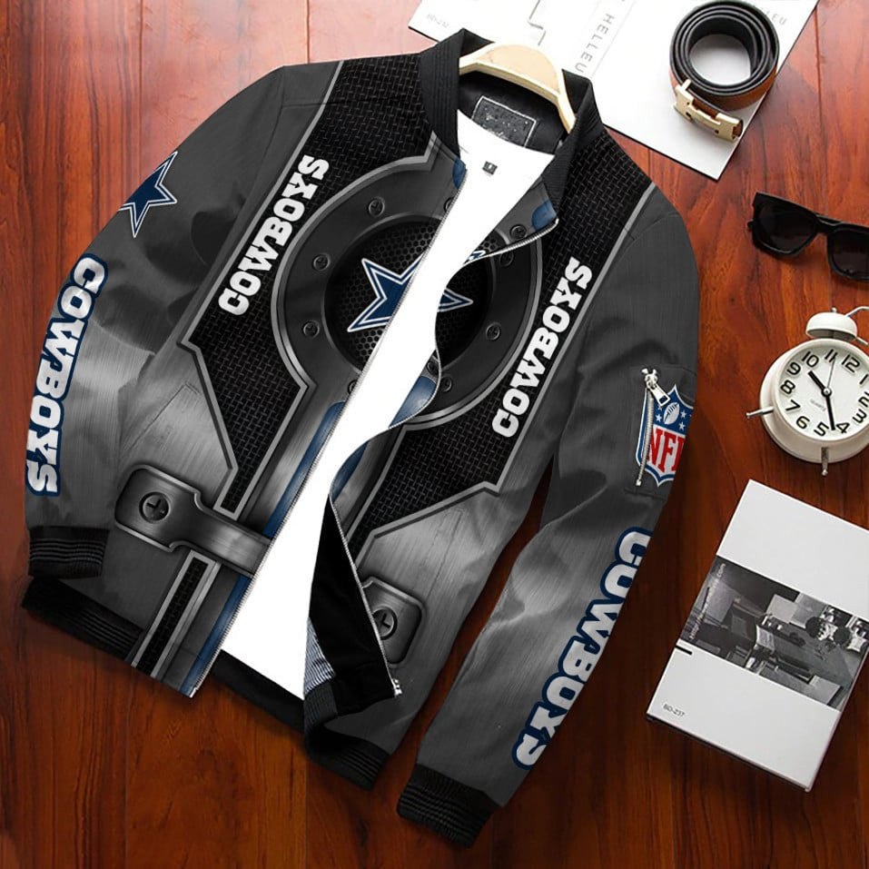 Dallas Cowboys Bomber Jacket | NFL Team Jacket for Men & Women | Football Fan Gift