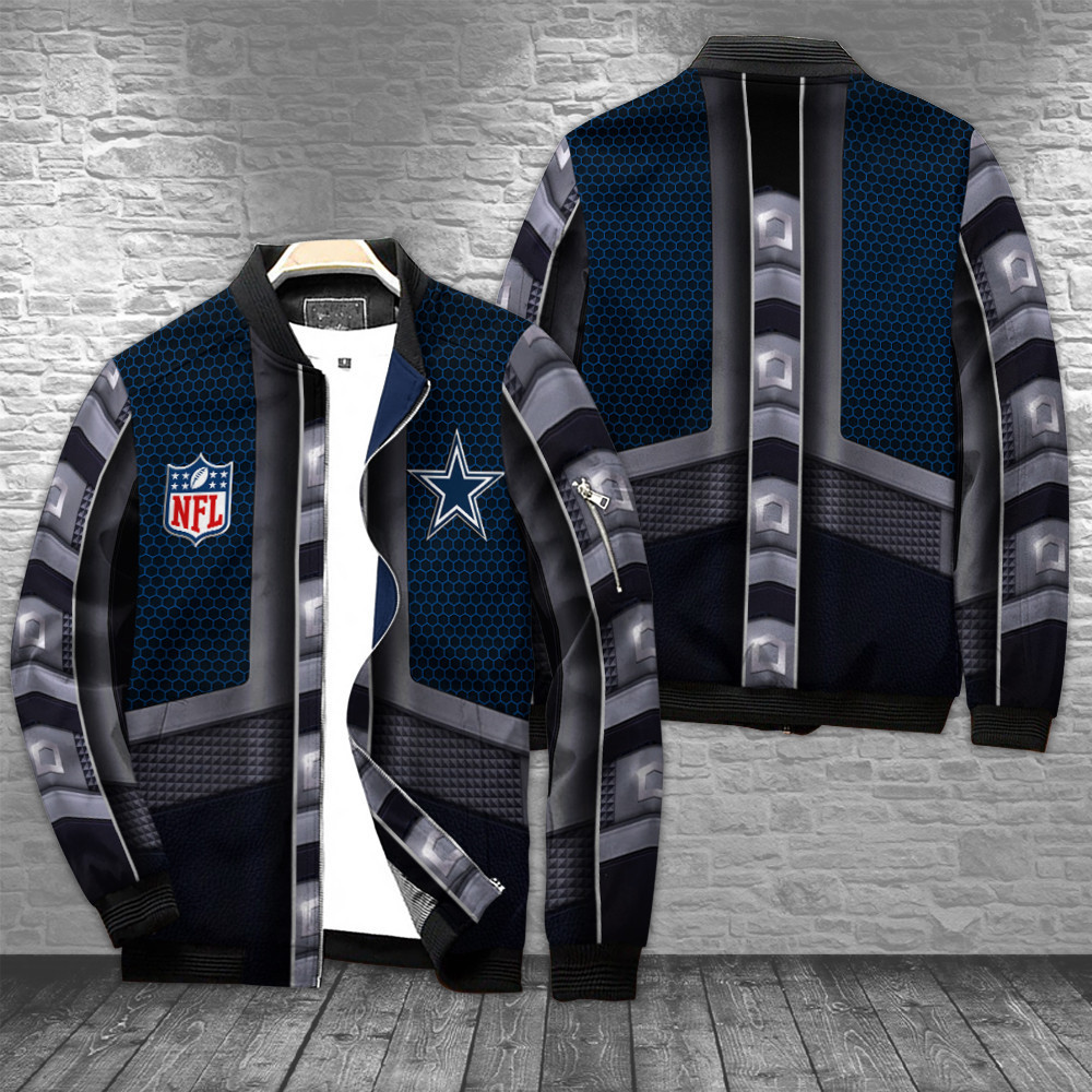Dallas Cowboys Bomber Jacket | NFL Team Jacket for Men & Women | Football Fan Gift