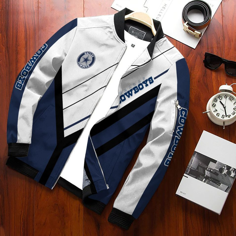 Dallas Cowboys Bomber Jacket | NFL Team Jacket for Men & Women | Football Fan Gift