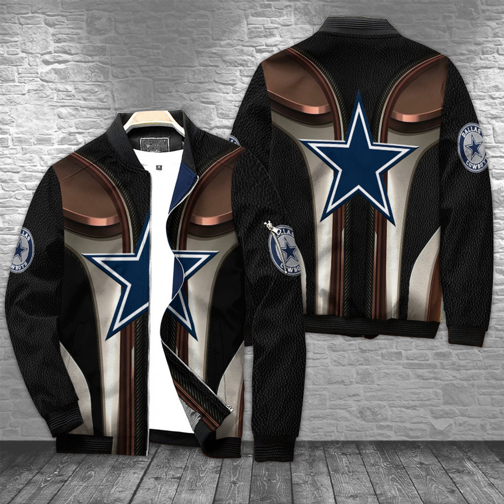 Dallas Cowboys Bomber Jacket | NFL Team Jacket for Men & Women | Football Fan Gift