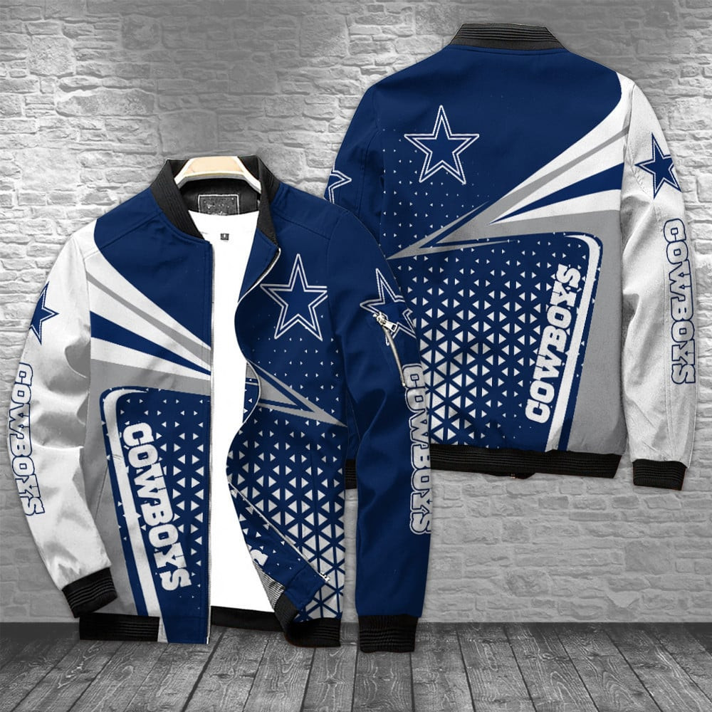 Dallas Cowboys Bomber Jacket | NFL Team Jacket for Men & Women | Football Fan Gift