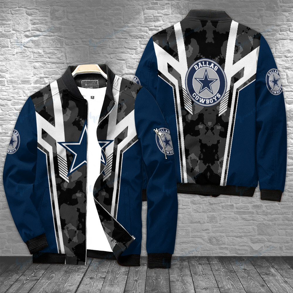 Dallas Cowboys Bomber Jacket | NFL Team Jacket for Men & Women | Football Fan Gift