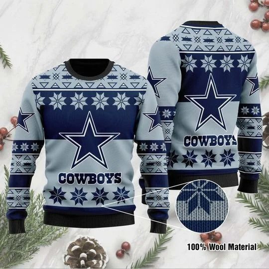 Dallas Cowboys Christmas For Fans Ugly Christmas Sweater Perfect Holiday Gift