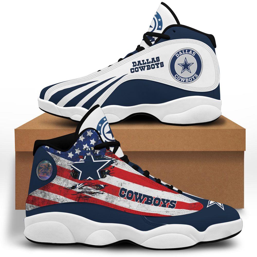 Dallas Cowboys JD13 Sneakers Shoes for Men & Women | Custom Fan Gift