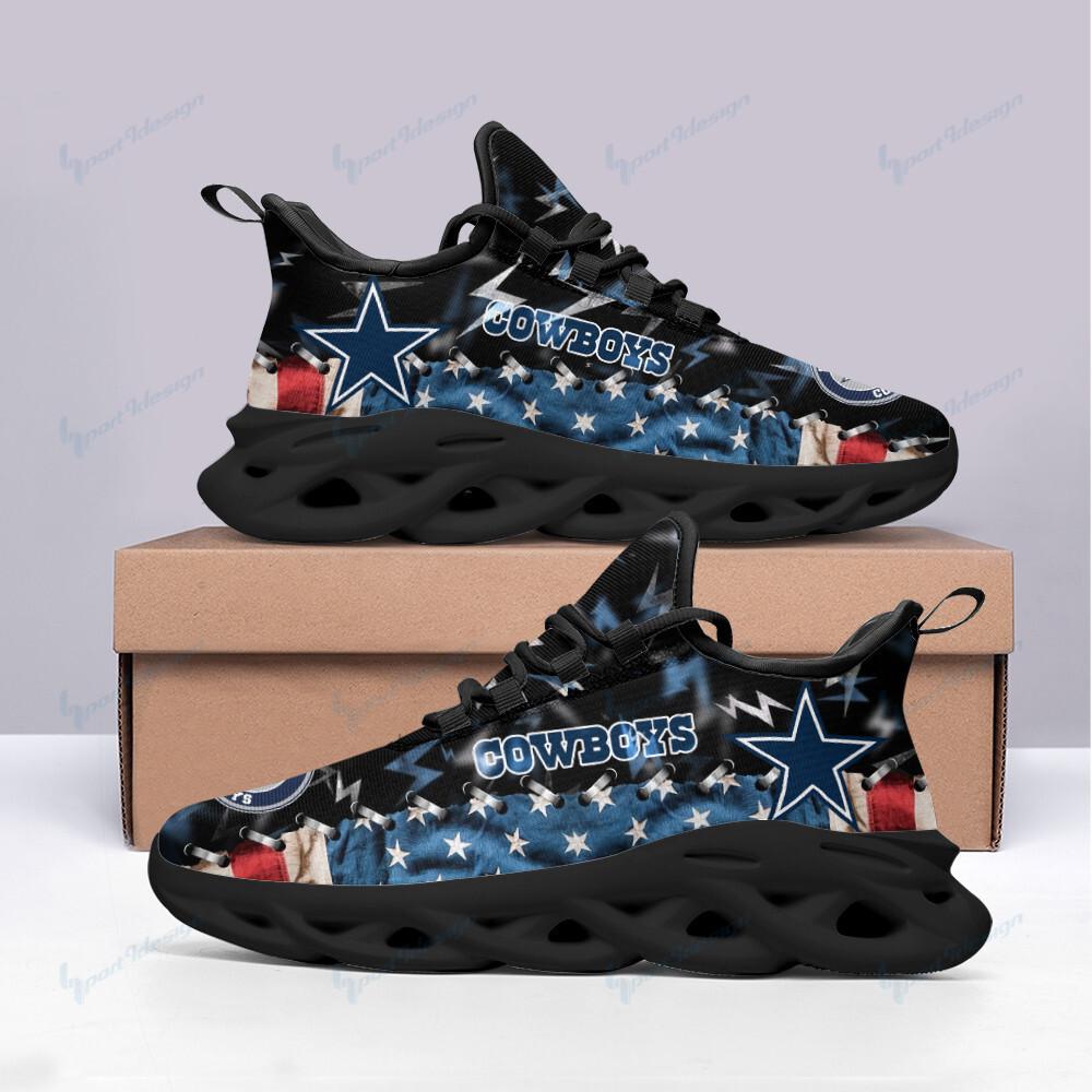 Dallas Cowboys Max Soul Shoes Sneakers for Men And Women – NFL Football Fan Shoes, Team Sneakers - Image 3
